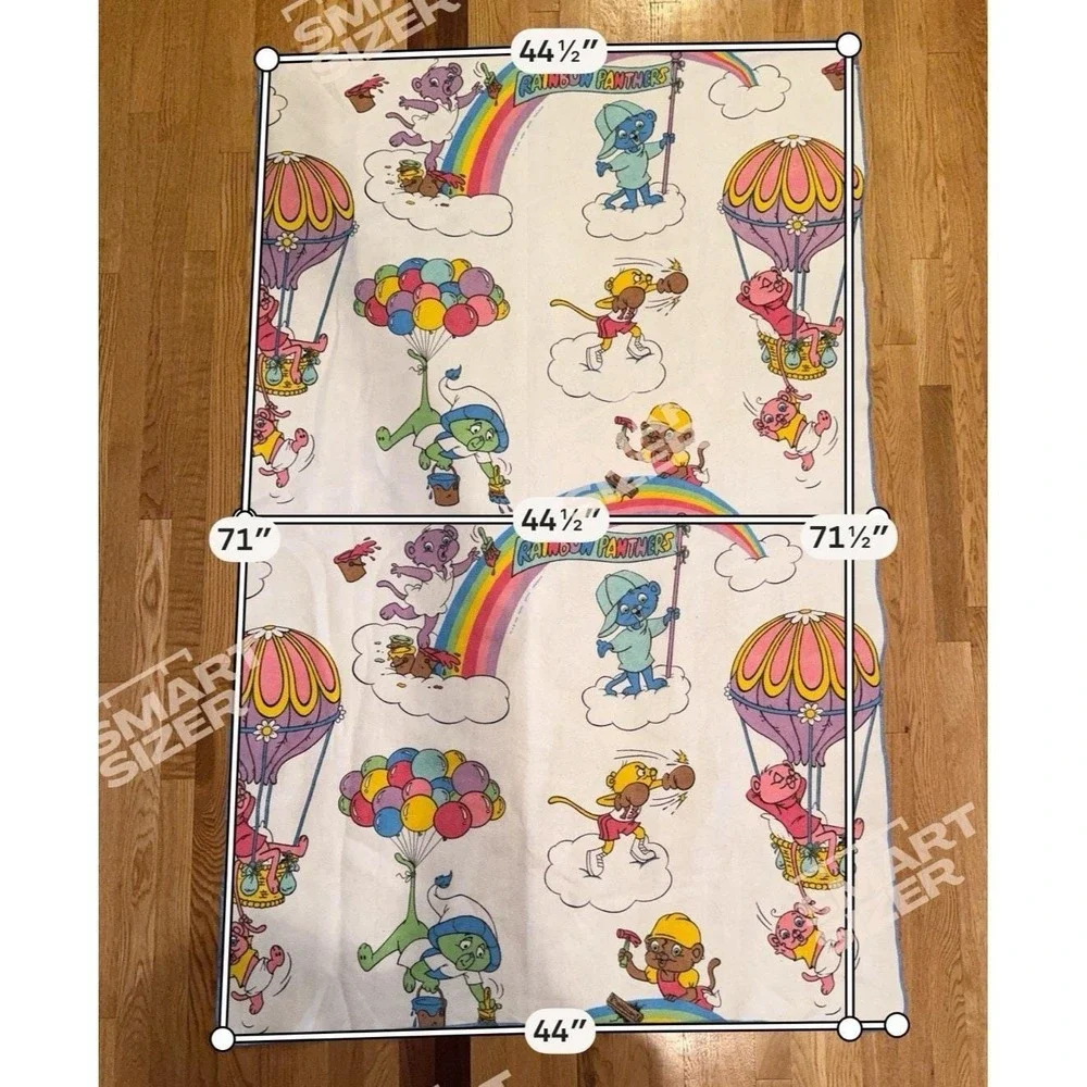 Rainbow Panthers Vintage Acrylic 1980 Rare Blanket‎ Chatham Made in USA